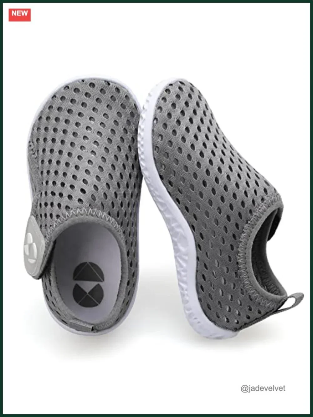 Toddler Water Shoes - Quick Dry, Breathable, Non-Slip EVA Sole, Hook & Loop